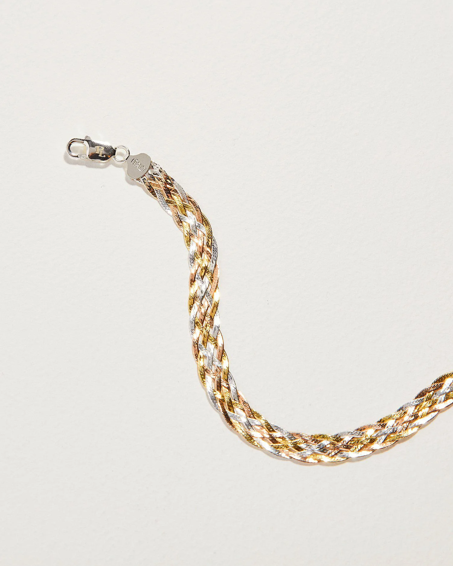 Braided Tricolor Herringbone Thick Chain - Image 4