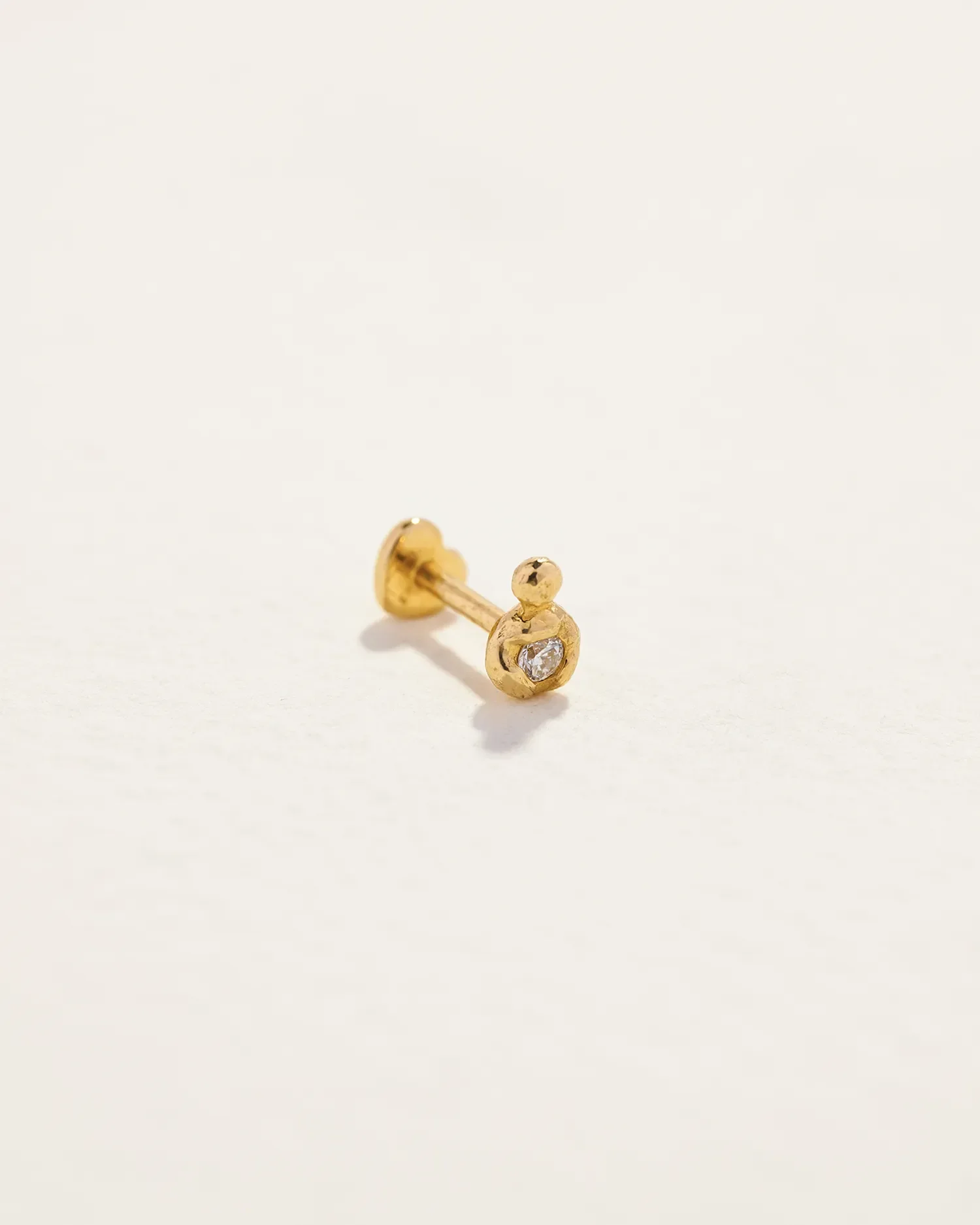 4mm Molten Double Dot Stud - Image 2