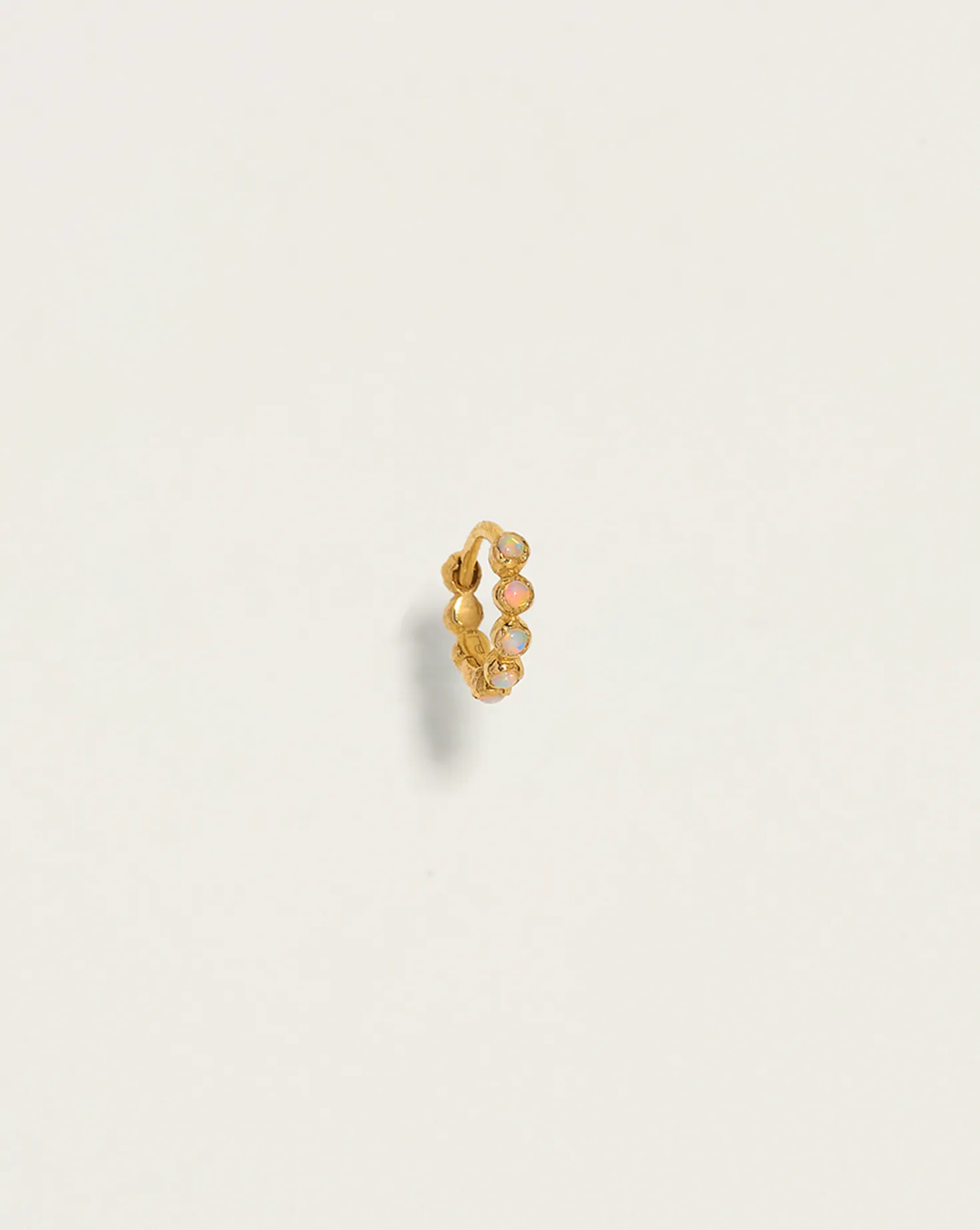 6mm Molten Eternity Huggie - Image 5