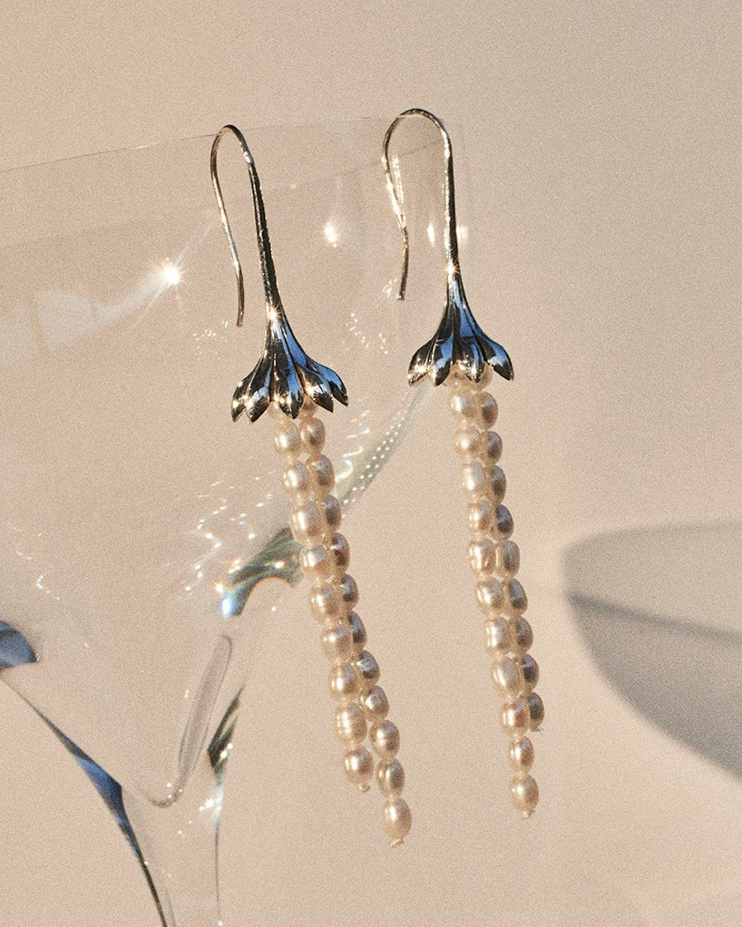 Anemone Pearl Earrings - Image 3