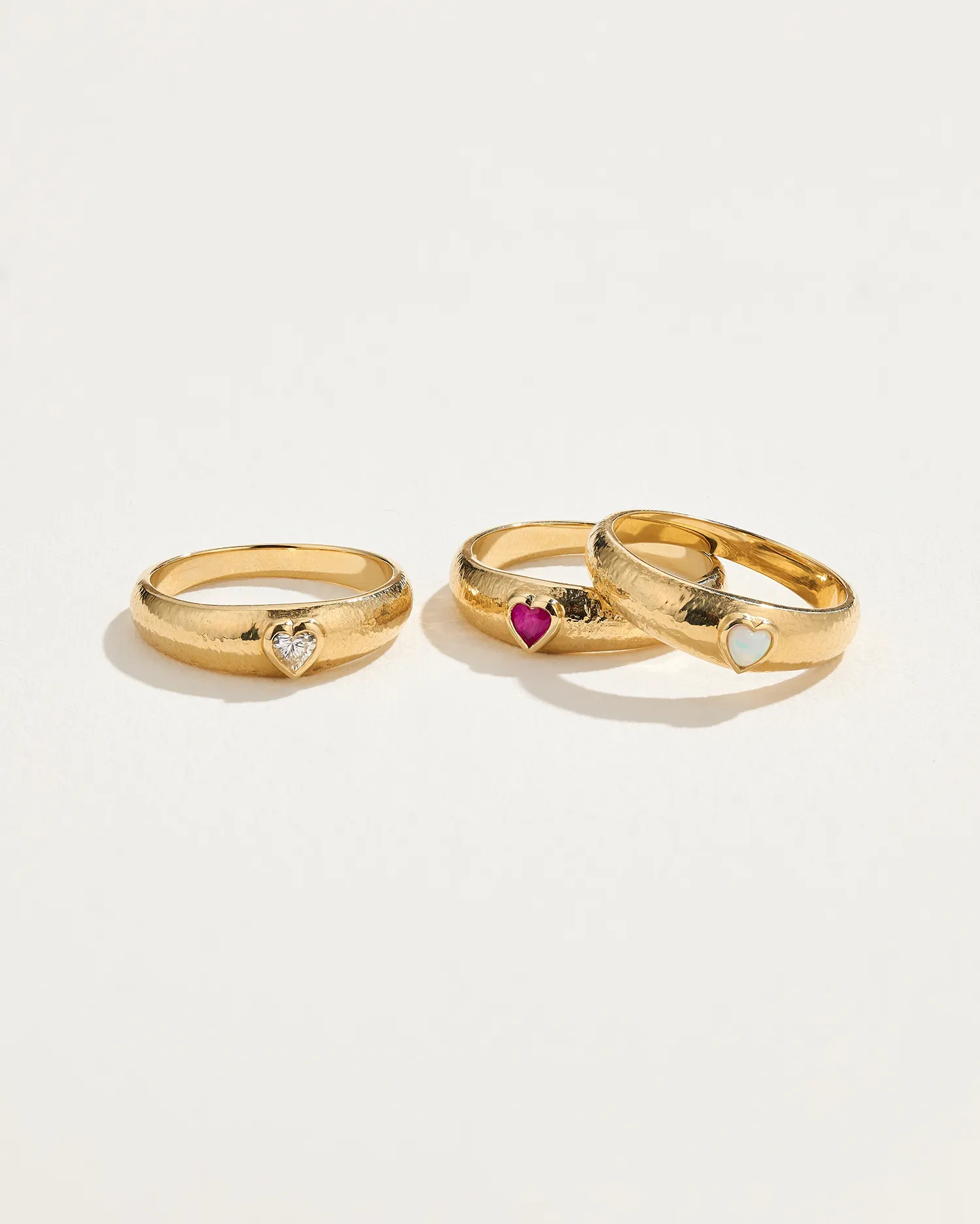 Bezel Heart Ring - Image 4