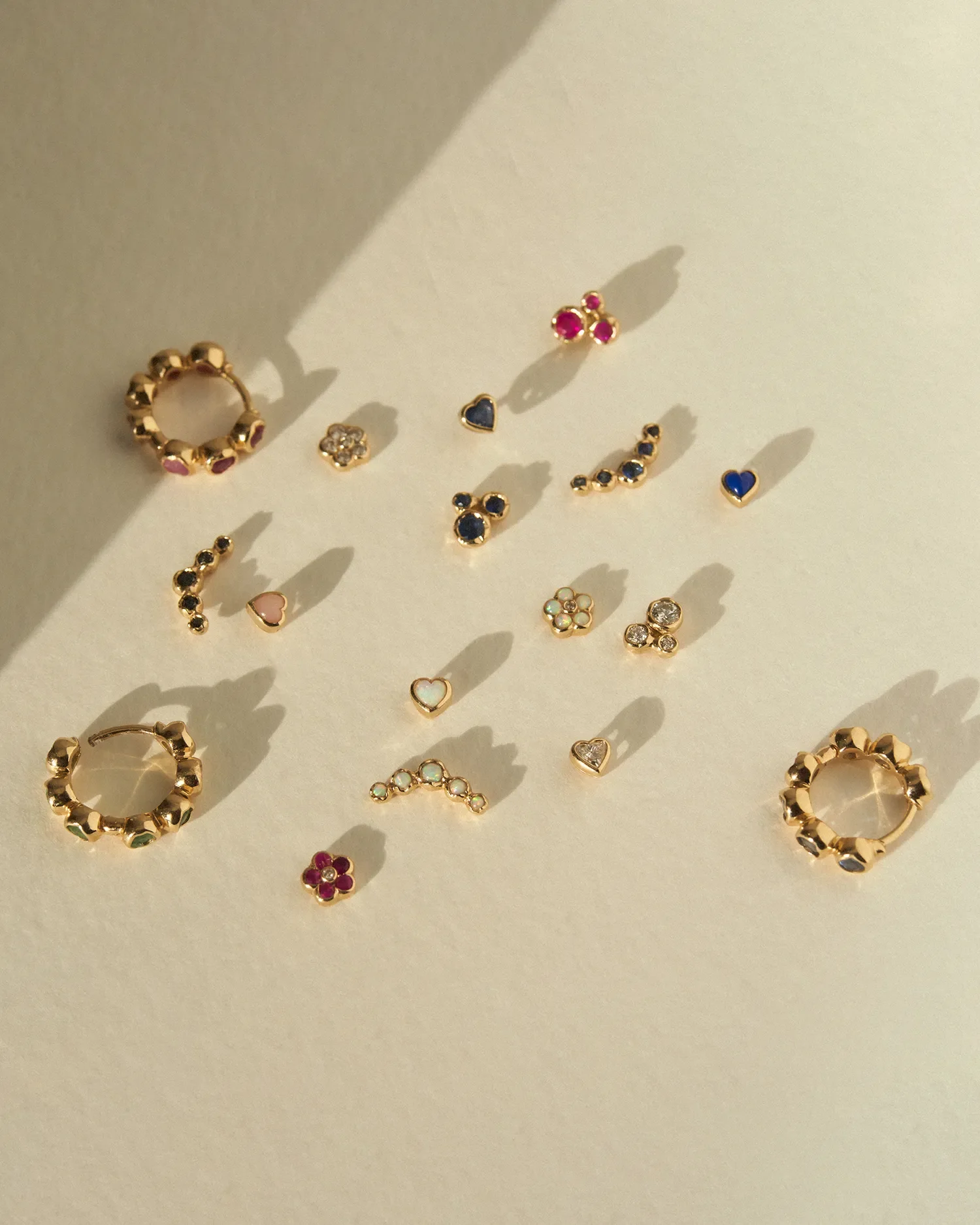 Bezel Heart Stud - Image 4