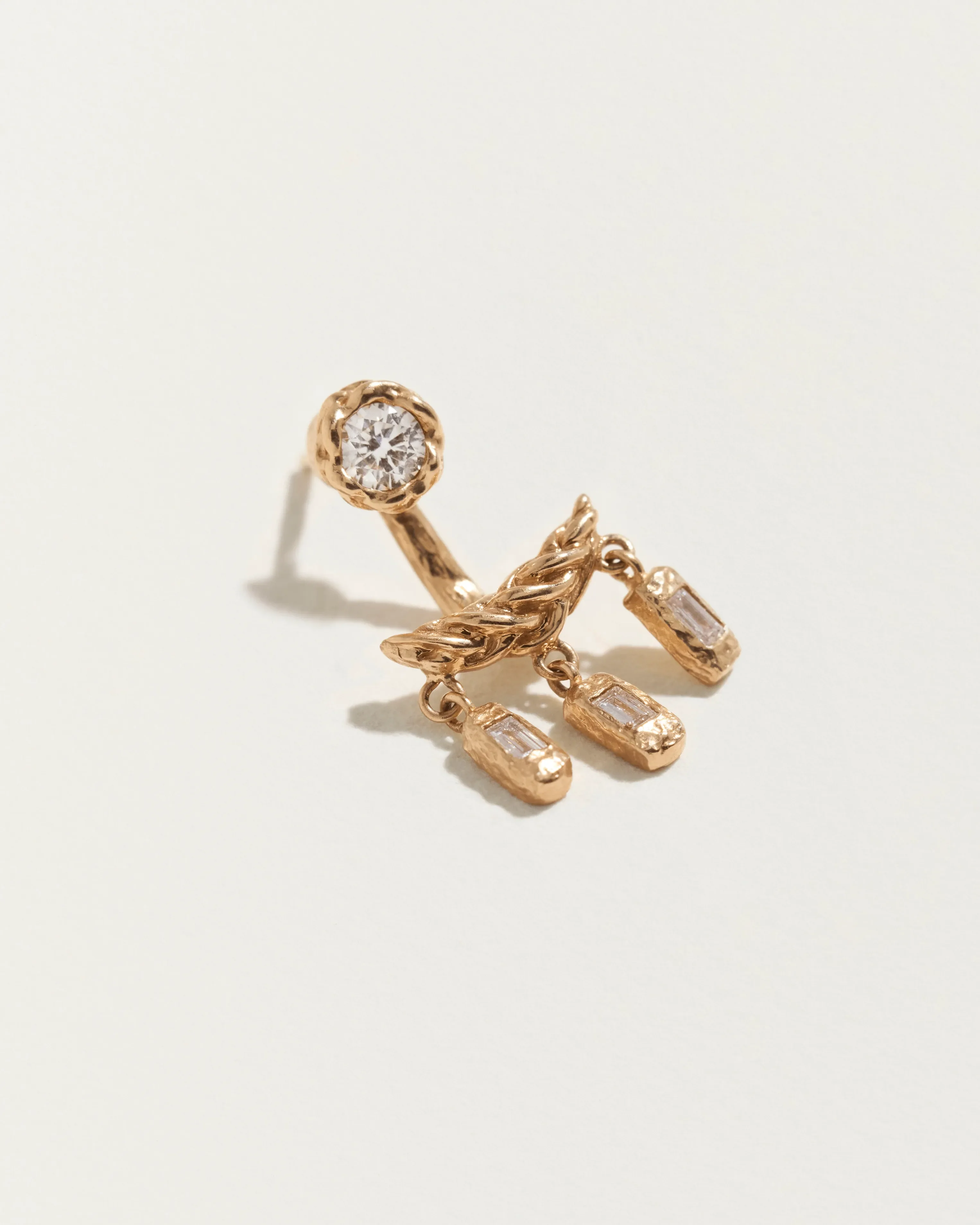 Braided  Baguette Ear Jacket - Image 2