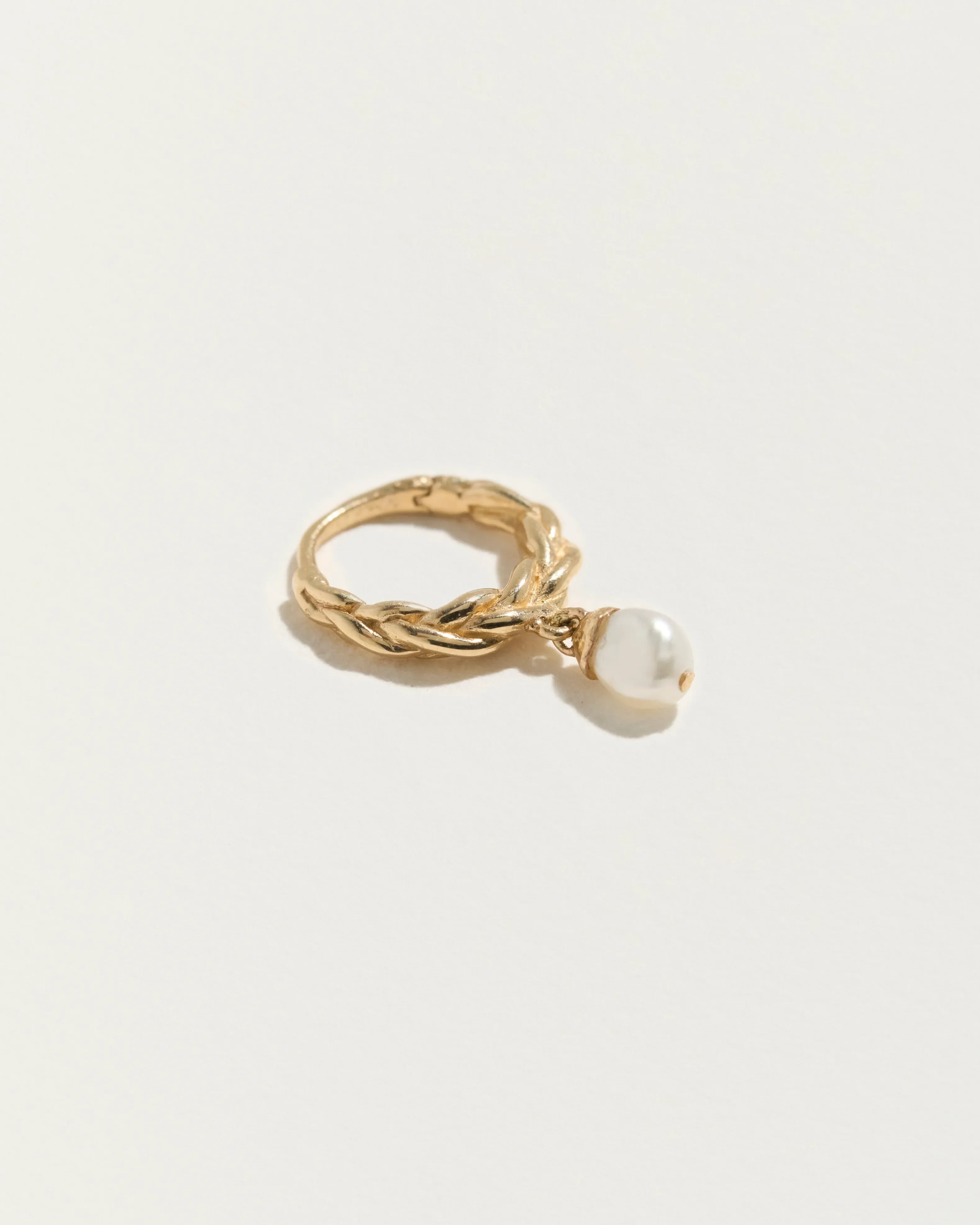 Braided Baroque Huggie - Image 3