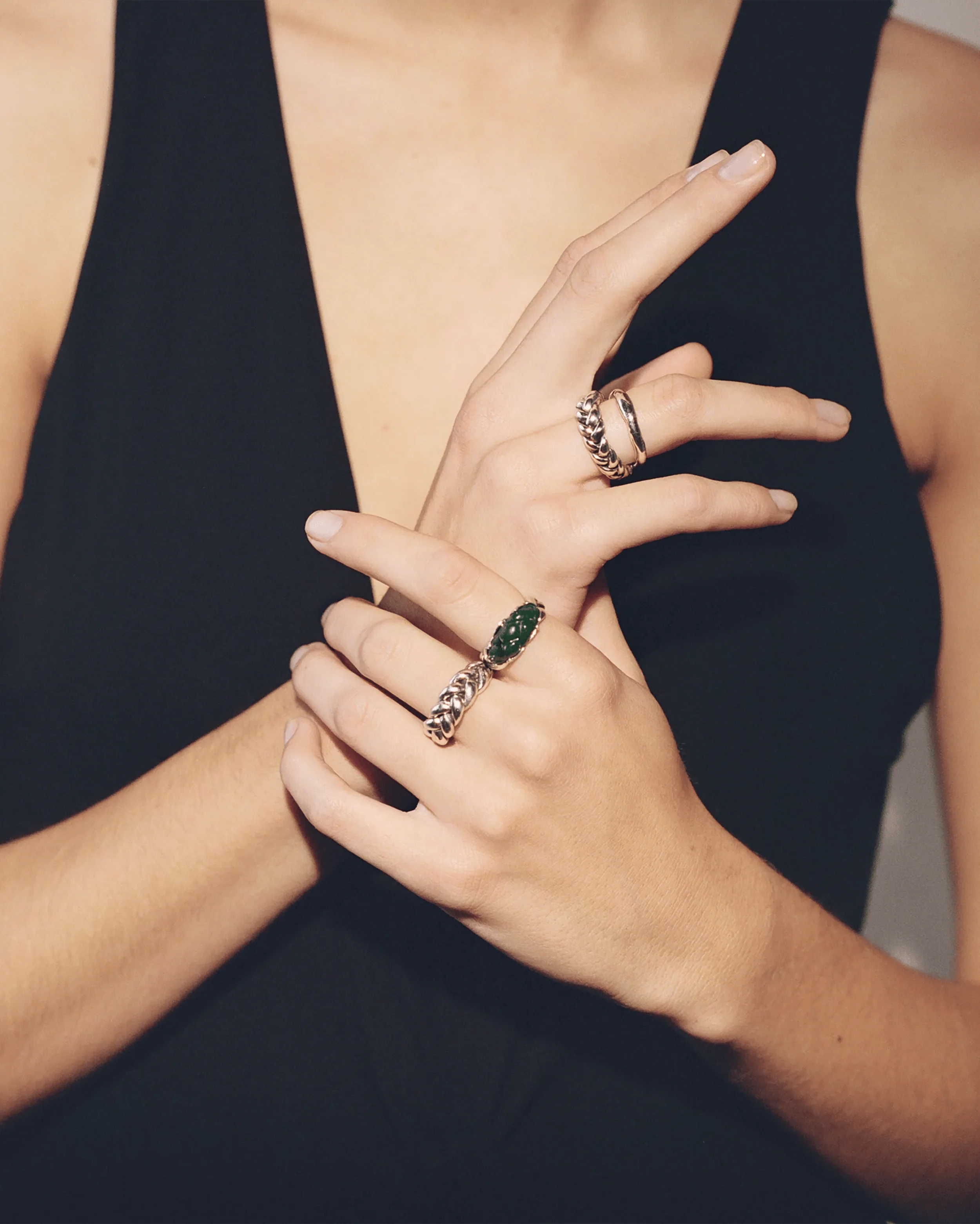 Braided Stone Ring - Image 5