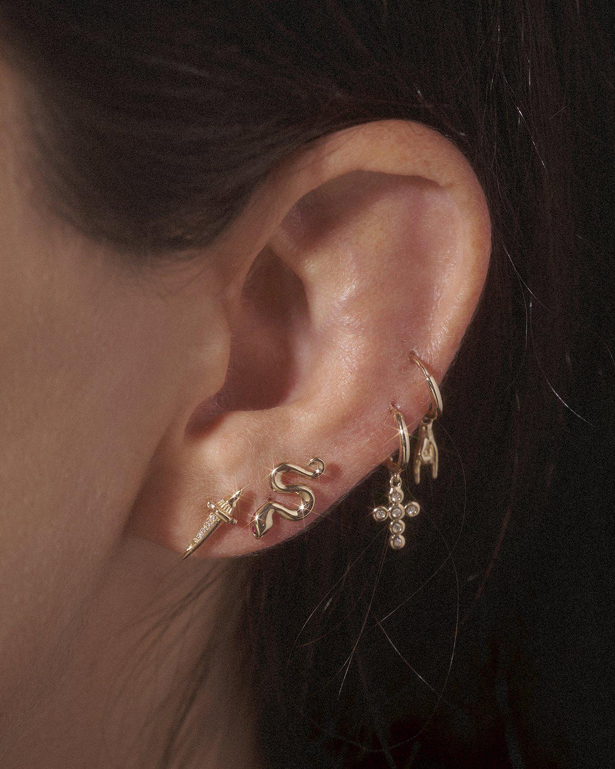 Dagger Pavé Stud - Image 3