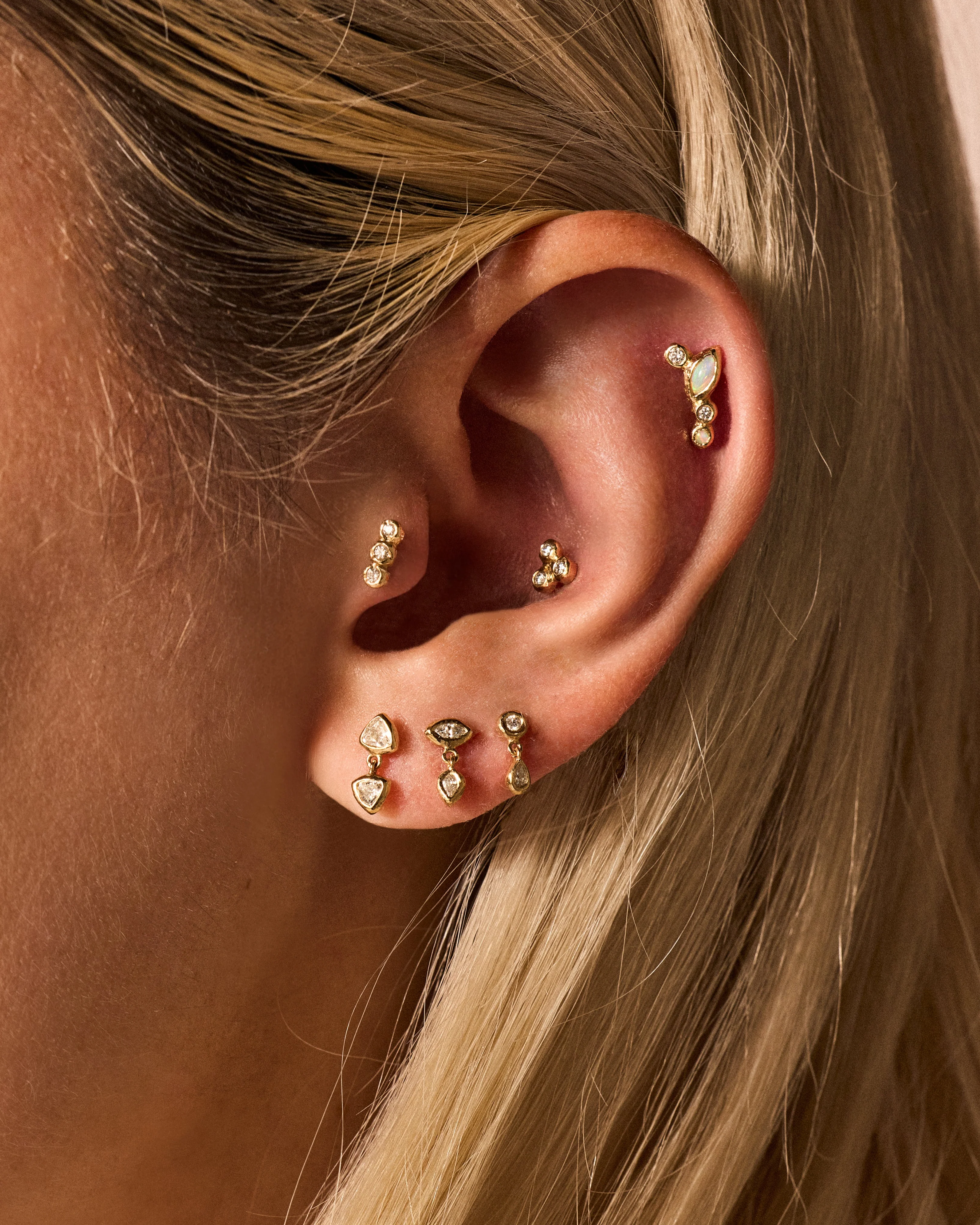 Duo Triangle Stud - Image 3