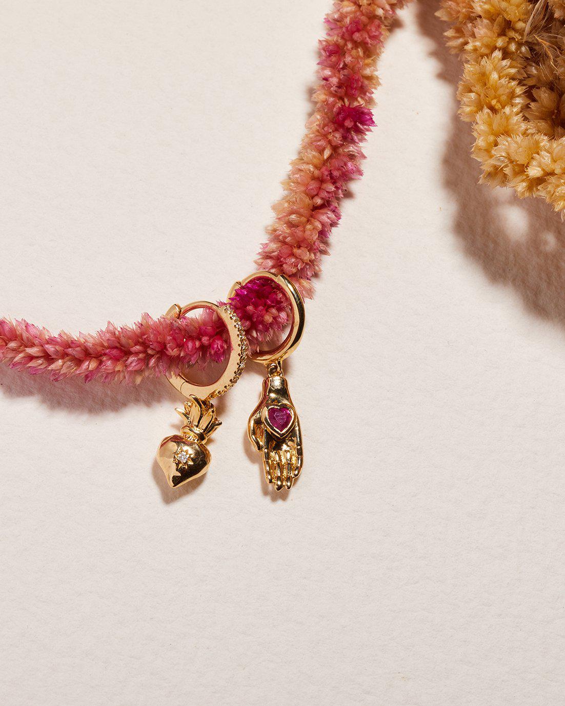 Heart in Hand Huggie - Image 4