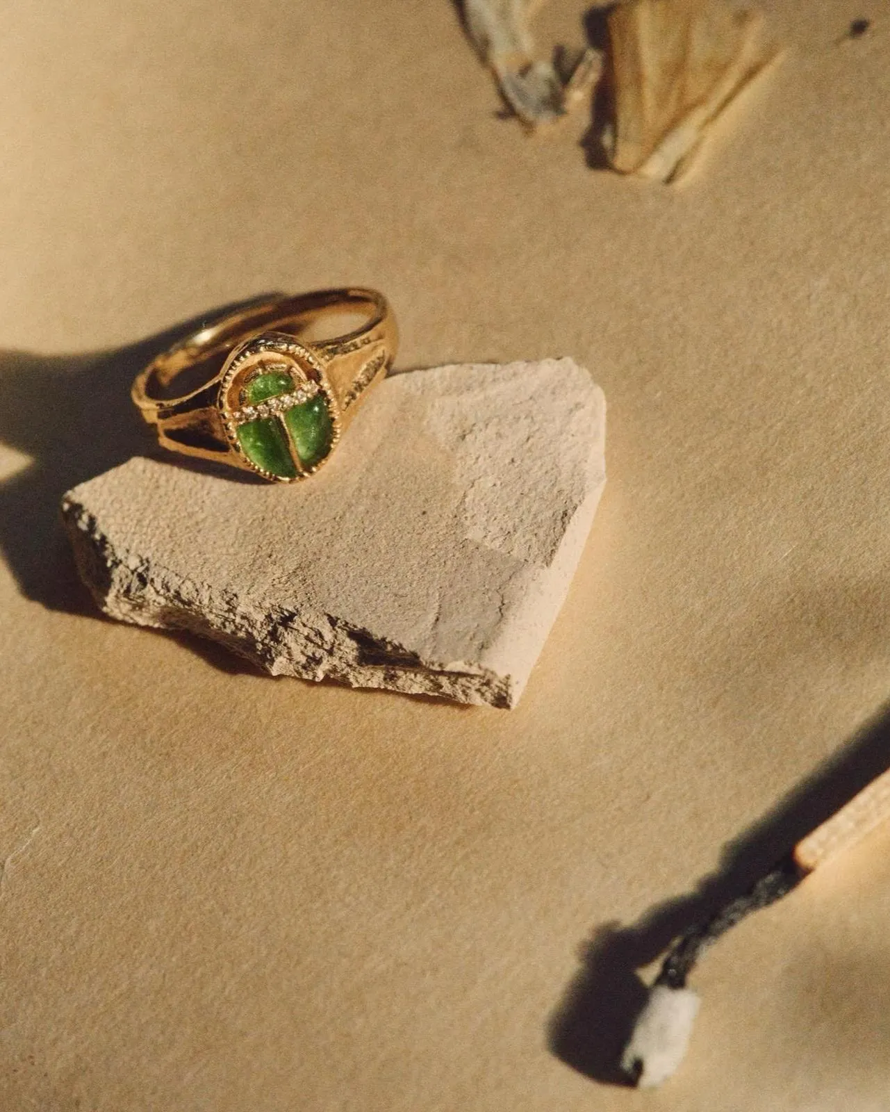 Inlay Scarab Ring - Image 3