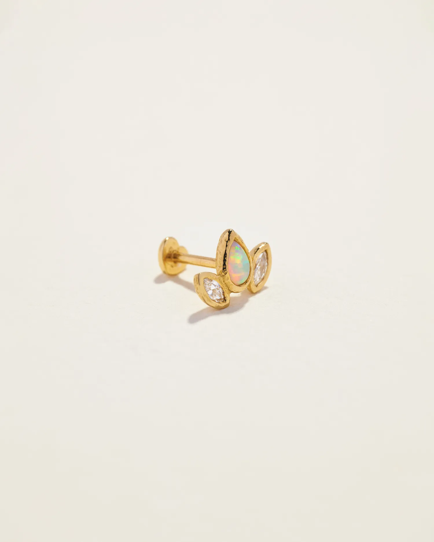 Marquise Pear Stud - Image 2
