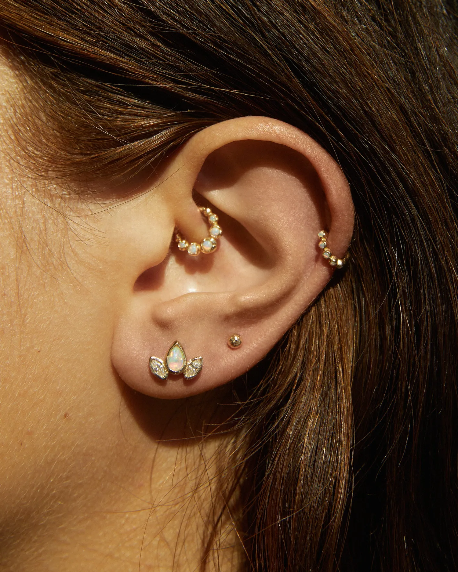 Marquise Pear Stud - Image 5