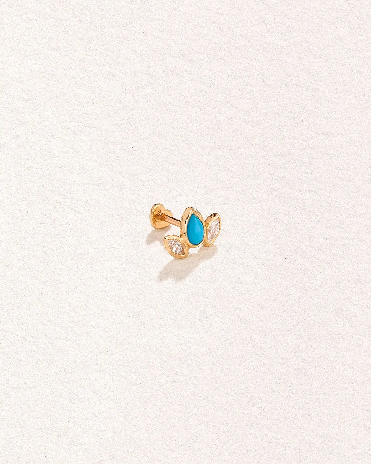 Marquise Pear Stud - Image 2