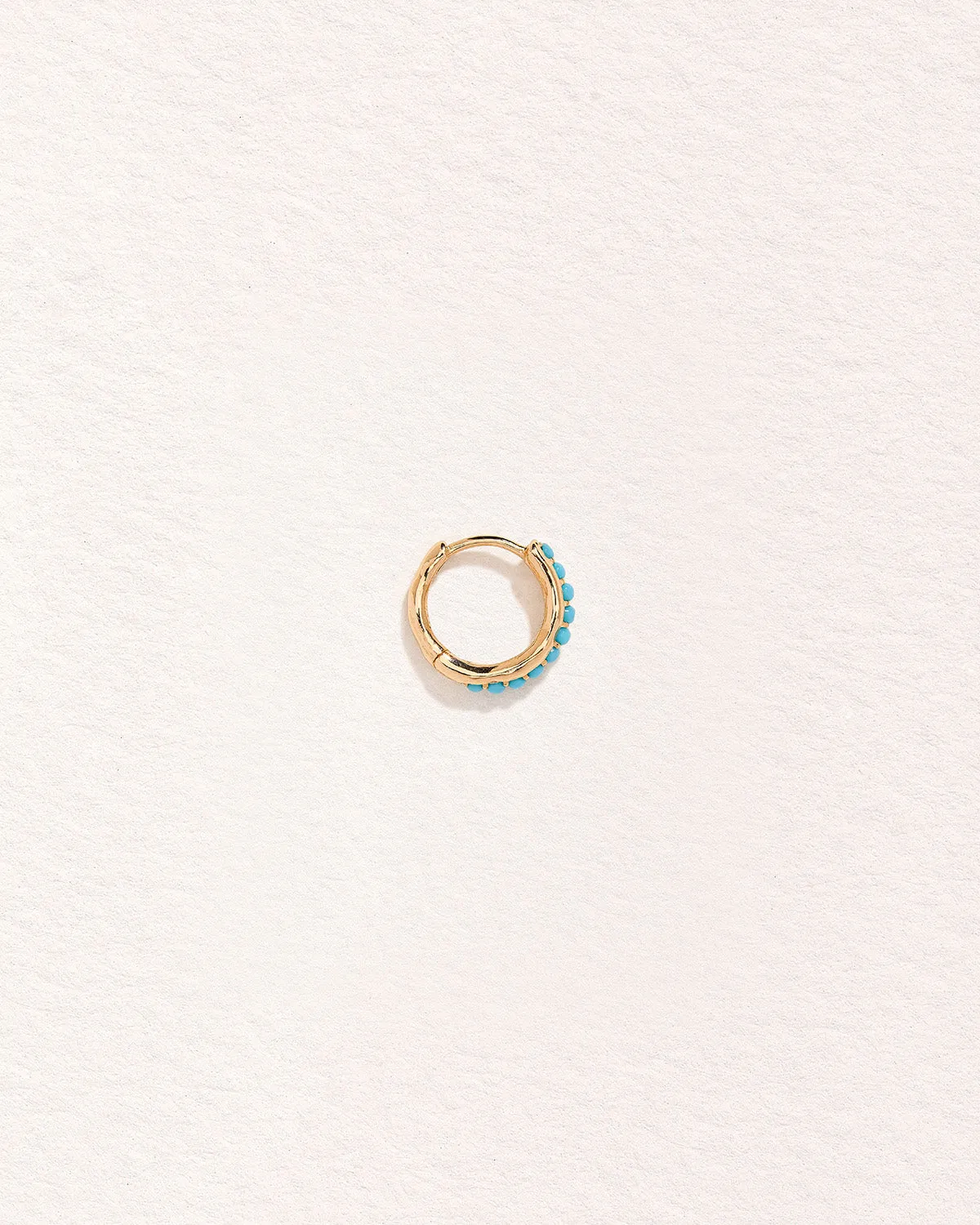10mm Molten Pavé Huggie - Image 2