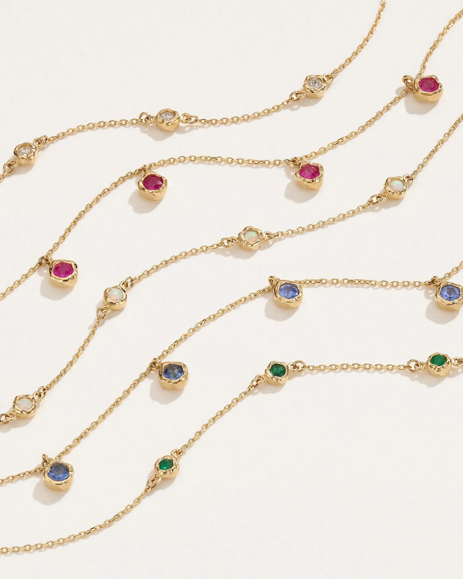 Diamond Station Droplet Bracelet - Image 3