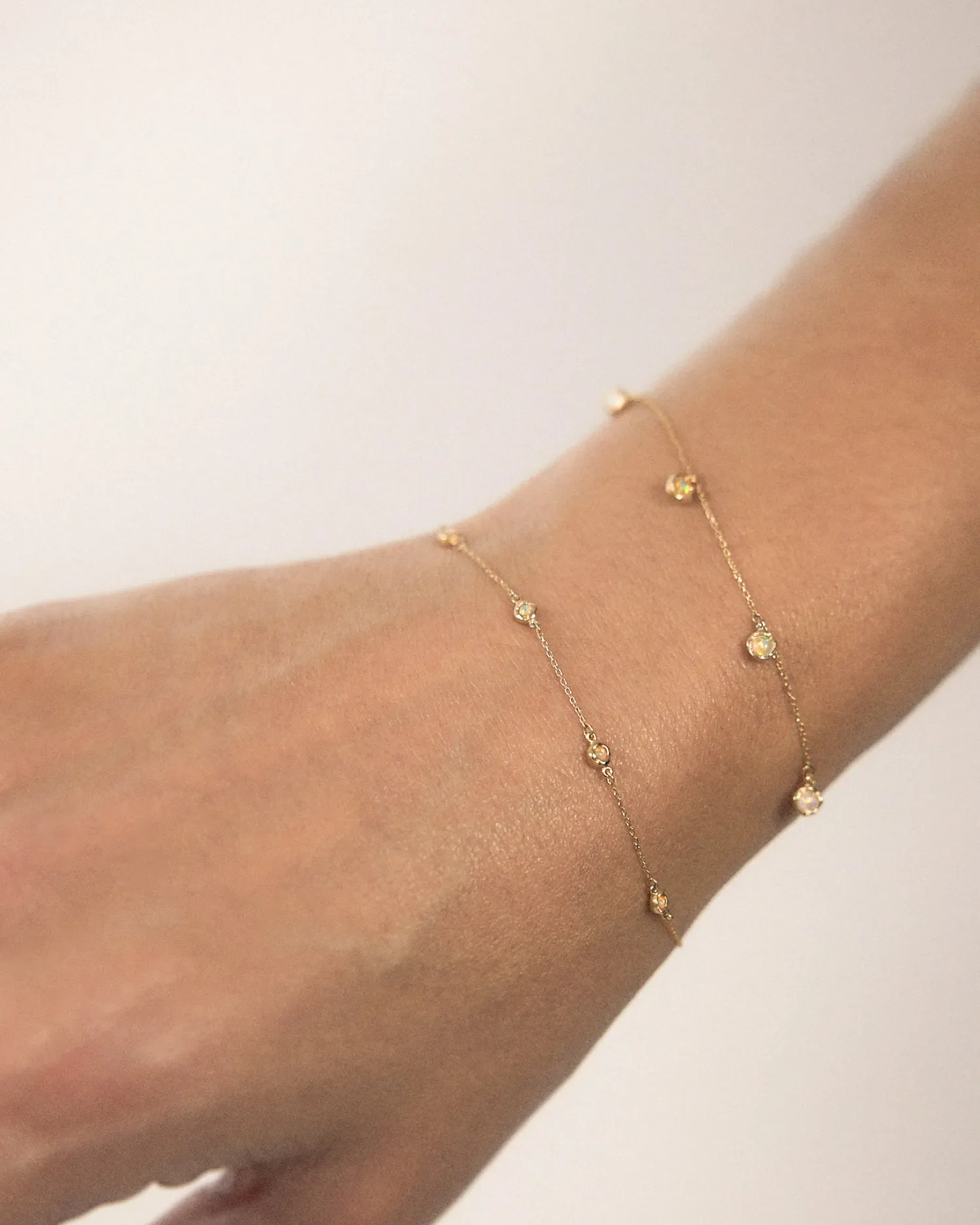 Diamond Station Droplet Bracelet - Image 5