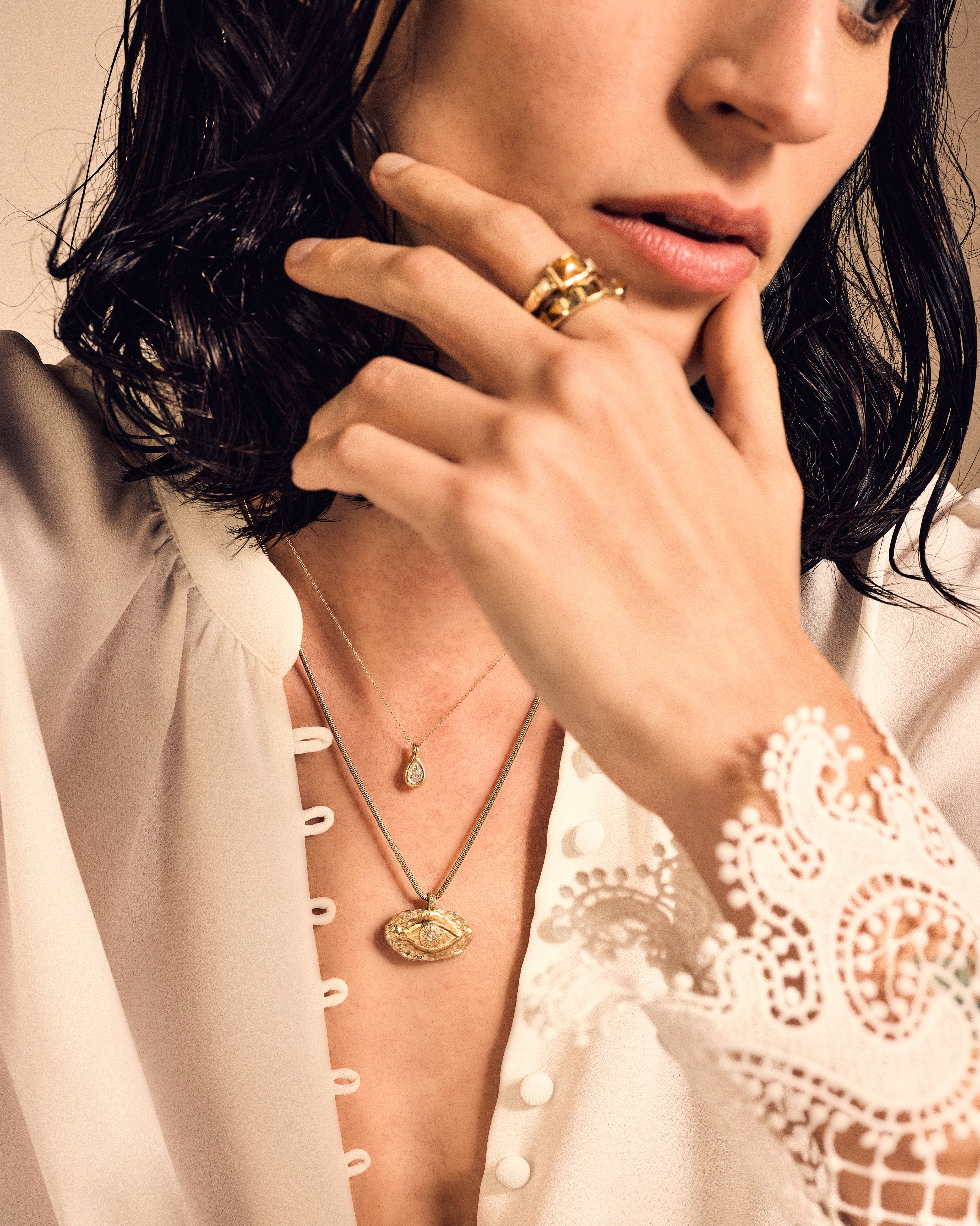 Stone Pyramid Ring - Image 3