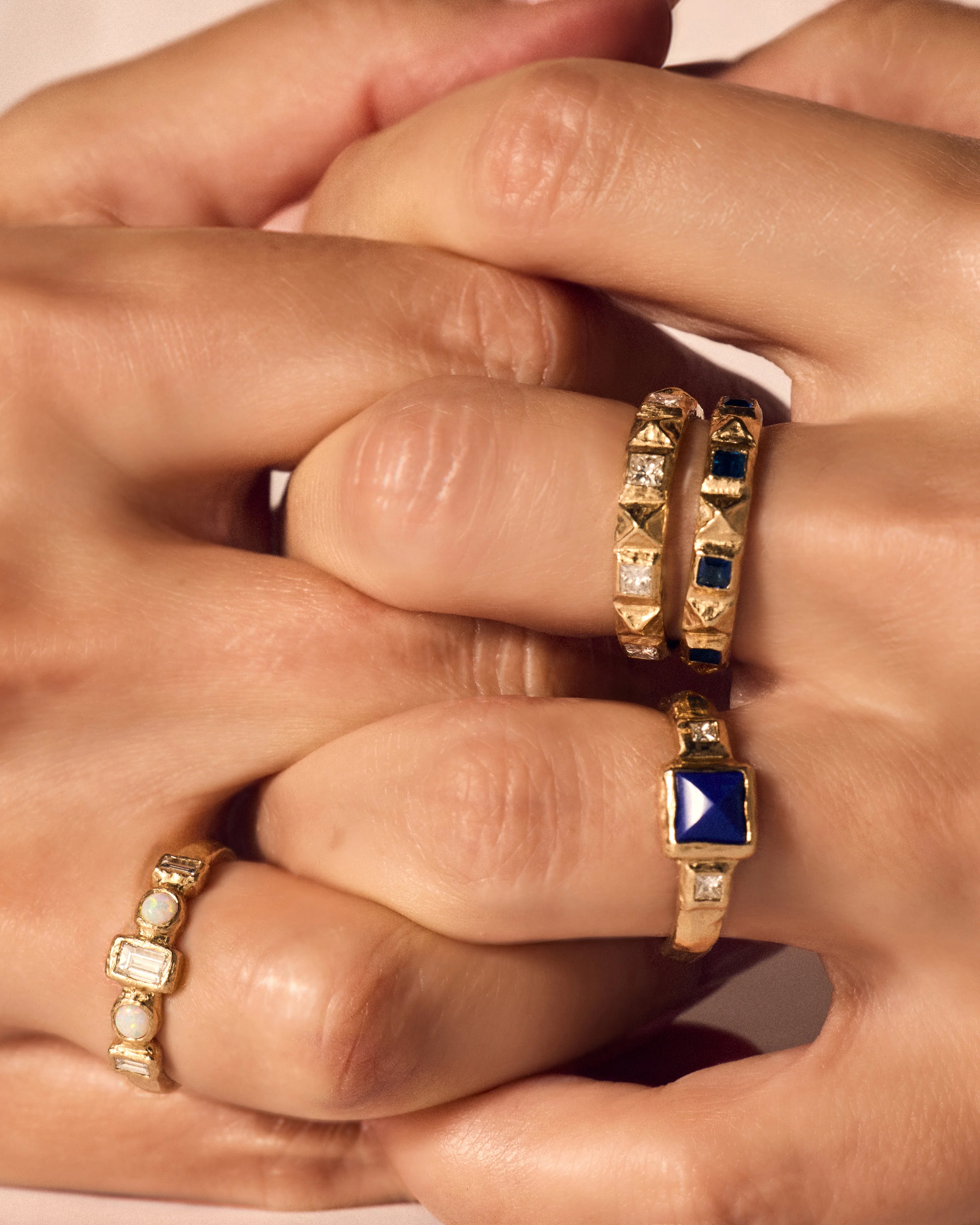 Stone Pyramid Ring - Image 3
