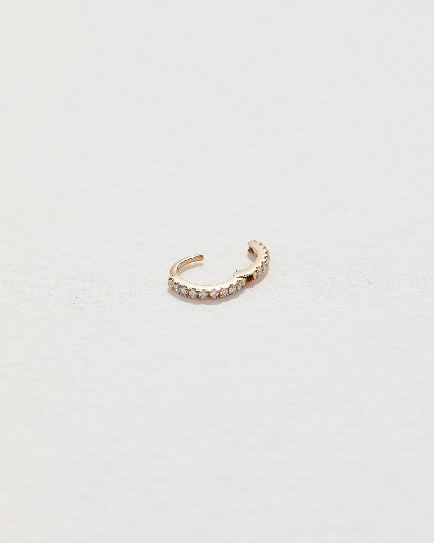 Tiny Full Pavé Huggie - Image 2